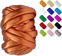 250g 500g 1000g 1000g Metallic Chunky Cotton Yarn Crochet Bag Sling for Making Bags, Baskets, Carpets and DIY Crafts