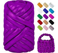 250g 500g 1000g 1000g Metallic Chunky Cotton Yarn Crochet Bag Sling for Making Bags, Baskets, Carpets and DIY Crafts
