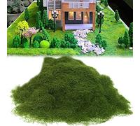 250g 5mm Model Building Grass, Model Building Accessories Landscape Model Railway Artificial Moss Decorating Scattered Meadow Static Grass Herd Forest Landscape Terrain Railway Garden Train Straw