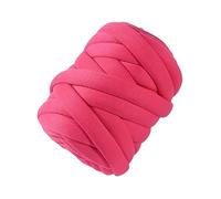 250G Arm Knitting Yarn for Chunky Yarn Blanket, Braided Knot Throw Bulky Giant Yarn for Hand Knit Blanket DIY, Soft Tube Bulky Giant Yarn for Weave Craft Crochet (Rose Red)