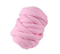 250G Arm Knitting Yarn for Chunky Yarn Blanket, Braided Knot Throw Bulky Giant Yarn for Hand Knit Blanket DIY, Soft Tube Bulky Giant Yarn for Weave Craft Crochet (Blush)