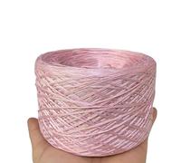 250g/ Ball Acetic Tencel Pure Cotton Wool Silk Soft Dyed Thread DIY Hand-Knitted Stick Crochet Shawl Scarf Weaving Material Crochet Kits for Beginners Adults(Fuchsia)