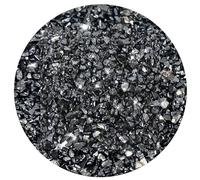 250g Black Crushed Glass Mirror Side Broken Glass Chips 1-4mm Reflective Mirrored Granules Gravel Chunks Stones Vase Filler Garden Plants Resin Irregular