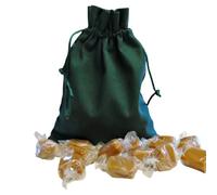 250g Green Cotton Bag of Bristows Salted Caramel Fudge