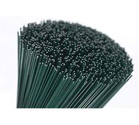 250g green lacquered (75 Wires) 14" Florists Thick Stub Wire 18 Gauge