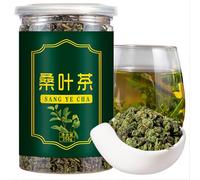 250g Mulberry Leaf Tea, 100% Natural Pure Mulberry Leaves, Caffeine-Free Herbal Tea Loose Leaf Tea for Hot & Cold Brew for Adult, Daily Moment, Winter Warming