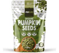 Organic Pumpkin Seeds - Naturally Gluten Free and Vegan Approved Raw Pumpkin Seed Kernels AA Raw Highest Grade Pumpkin Seed UnRoasted UnSalted by PROELITE (250g)