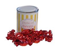 250g Paint Pot Tin of Buchanan Raspberry Caramel Toffee