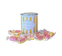 250g Paint Pot Tin of Rhubarb & Custard Twists
