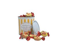 250g Paint Pot Tin of Walkers Individually Wrapped Nutty Brazil Toffees