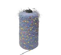 250g/pcs Colorful Dot Mohair Yarn for Knitting Shawl Hat Scarf Sweater Vest DIY Soft Warm Fluffy Medium Thick Thread Purple Pink(Gray Blue)