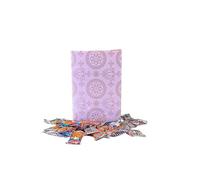 250g Rectangular Box Pink Shimmer Pattern of Toxic Waste Nuclear Fusion Super Sour Sweets