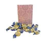 250g Rectangular Box Pink Shimmer Pattern of Walkers English Creamy Toffee