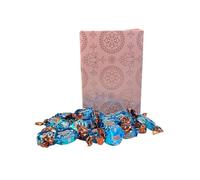 250g Rectangular Box Pink Shimmer Pattern of Walkers Salted Caramel Toffee