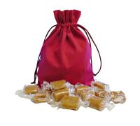 250g Red Cotton Bag of Bristows Clotted Cream Fudge