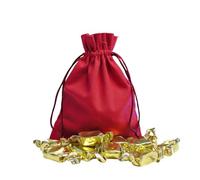 250g Red Cotton Bag of Bristows Clotted Cream Toffee