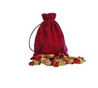 250g Red Cotton Bag of Walkers Nutty Brazil Toffee
