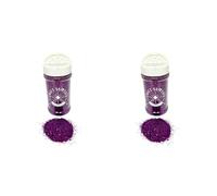 250g Shaker Jar of Purple Glitter (Pack of 2)