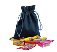 250g Teal Cotton Bag of Maoam Joystix, Bloxs, Strips Fruit Chews Sweets