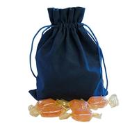 250g Teal Cotton Bag of Sugar Free Barley Sugar Hard Boiled Sweets