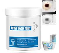 250g Toilet Active Oxygen Agent,Natural Toilet Bowl Cleaner,Fizzy Foam Toile/t Clea/ner,Touch Free Fizzy-Foam Toilet Cl/eaner,Toil/et Cleaner And Descaler,Cleaning Powder T/oilet Bowl