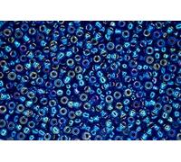 250g Wholesale Miyuki 8/0 Round Japanese Seed Beads 3mm 91025 Silver Lined Capri Blue AB Rocailles Beading Supplies Jewellery Making Japanese Beads Wholesale