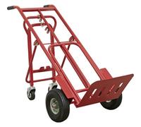 250Kg Heavy Duty 3-In-1 Sack Truck With Pneumatic Tyres For Easy Transport