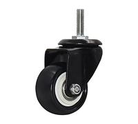 250kg Heavy-Duty Swivel Casters with 2.5-inch Low Profile Axle for Large Displays, Super Durable, 1 Piece (E25)