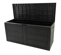 250L Garden Storage Box Waterproof Lockable Outdoor Cushion Tool Toy Chest