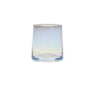 250Ml/8.5oz Japanese-style home personalized creative exquisite and simple colorful glass cup - colorful V-shape