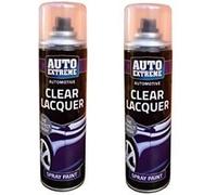 250ml Auto Spray Extreme Metal Wood Paint Gloss Shining surface protector Color Protector Weather Sheet Aerosol Clear Lacquer Car Van Bike Can Spray Bottle-Pack Of 2