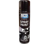 250ml Auto Spray Paint Black Gloss 1901 Spray Can Household Car Van Bike Aerosol Paint (12 Pack)