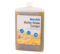 (250ml Barley Straw Extract) Pisces Banish Barley Straw Extract Pond Water Treatment Natural Algae Remover Greenwater Blanket Weed Biological Wildlife Pet Safe Clearer Filter