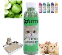 250ML Cat Litter Box Deo/dorant,Pet Odo/ur Eliminator,Cat Litter Smell Eliminator,Plant-Based Od/or Eliminator for Cat,Pet Urine Odo/ur Remover,Long-Lasting Freshness,Cat Urine Odo/ur Control(Apple)