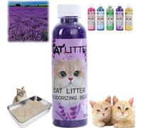 250ML Cat Litter Box Deodorant,Pet Odour Eliminator,Cat Litter Smell Eliminator,Plant-Based Odor Eliminator for Cat,Pet Urine Odour Remover,Long-Lasting Freshness,Cat Urine Odor Control(Lavender)