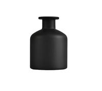 250ml Frosted Black Empty Glass Reed Diffuser Bottles,Refillable Diffuser Bottle for Essential Oils,Aromatherapy Container for DIY Replacement Diffuser,Fragrance Decoration,Crafts Decor
