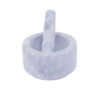 250ml Grey Marble Mortar And Pestle, Durable Natural Stone Grinder For Kitchen Use Premier Housewares Grey One Size