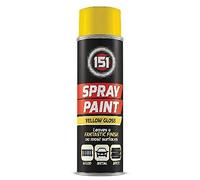 250ml High Grade Matt Gloss Household Spray Paint Can for Autos Wood Metal Plastic Graffiti (1, Yellow Gloss)