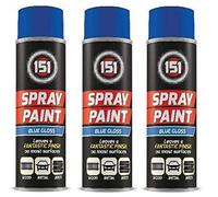 250ml High Grade Matt Gloss Household Spray Paint Can for Autos Wood Metal Plastic Graffiti (3, Blue Gloss)