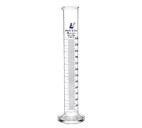 250ml Lab Glass Measuring Cylinder | Borosilicate Glass | Blue Graduation Markings | High Quality Cylinders | 10ml to 1000ml Sizes Available | Accurate to 2.0ml | 250 ml