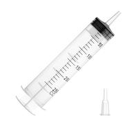 250ml Large Syringe Plastic, Pet Feeding Syringe Sterile Package for Scientific Labs, Measurement, Dispensing, Watering, Refilling