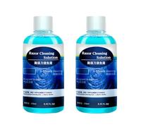 250ml Men's Shaver Cleaning Solution, Compatible for Braun. Compatible for Philips. Compatible for Panasonic. Suitable for 90% Electric Shavers(2 PCS)