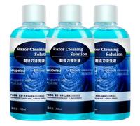 250ml Men's Shaver Cleaning Solution Compatible With Braun CCR2，Compatible With Philips CC13 JC301 CC13，Compatible With Panasonic ES-LM56 ES-4L(3pcs)