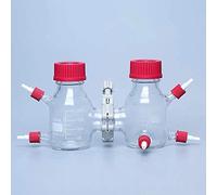 250ml Microbial Fuel Cell Reactor Glass Electrolysis System for Hydrogen Production 1pcs(Customized Type II)