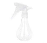 250ml Plastic Spray Bottle for Garden Plants/Hand-Held Watering Can with Pump-Head Atomizer for Flowers Hair Salon/White(White)