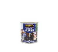 (250ml) Rustins Quick Dry Polyurethane Varnish Extra Tough Satin Ebony