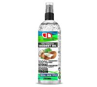 250ml Spray | Fractionated Coconut Oil, 100% Pure Natural Carrier Oil for Skin, Hair, Lip Gloss, DIY Beauty Recipes, Aromatherapy, Massage, Cuticules - MCT Oil - Cruelty Free, Vegan