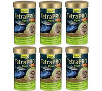 250ML TETRA PRO ALGAE x1, x2 or x6 : Premium Tropical Fish Spirulina Crisps Feed