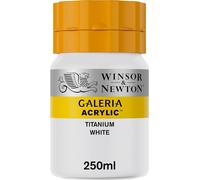 250ml Titanium White Winsor Newton Galeria Acrylic Paint Artist Art