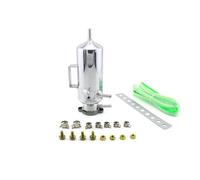 250ml Universal Car Overflow Catch Tank Cooler Coolant Reservoir Kit Expansion Silver Auto Accessories Engine Coolant Expansion Tank